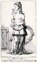 Elizabeth Chudleigh gekleed als Iphigenia